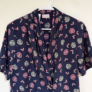 Bora Bora Pattern Blouse size Medium